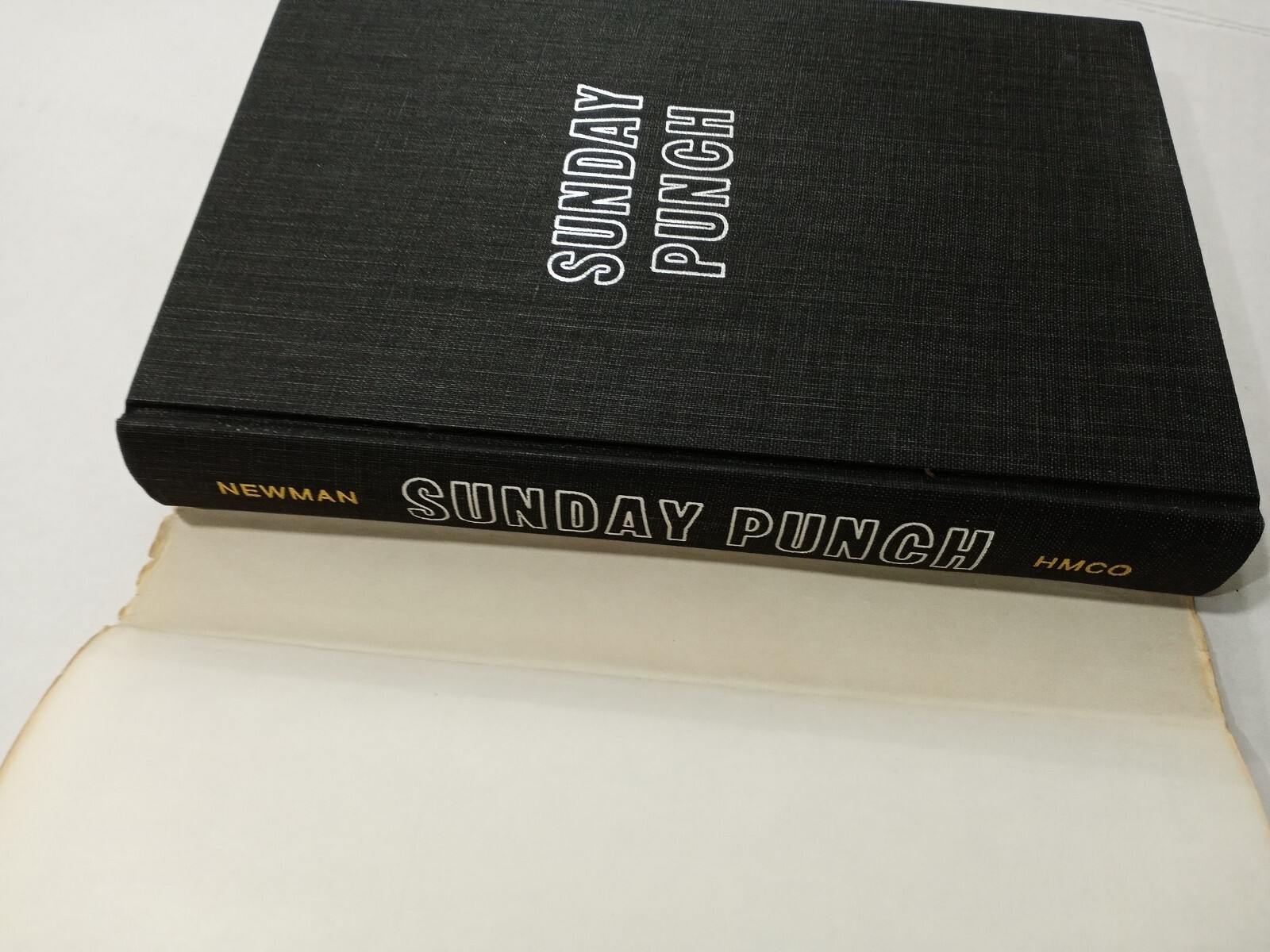 EDWIN NEWMAN SIGNED Sunday Punch 1979 (CBS News, NBC Radio, Today Show) HC Novel