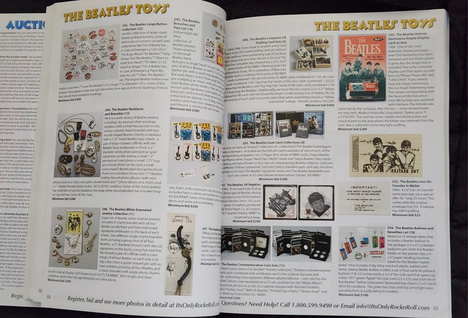 It’s Only Rock N Roll.com Beatles Cover Auction Catalog December 2006