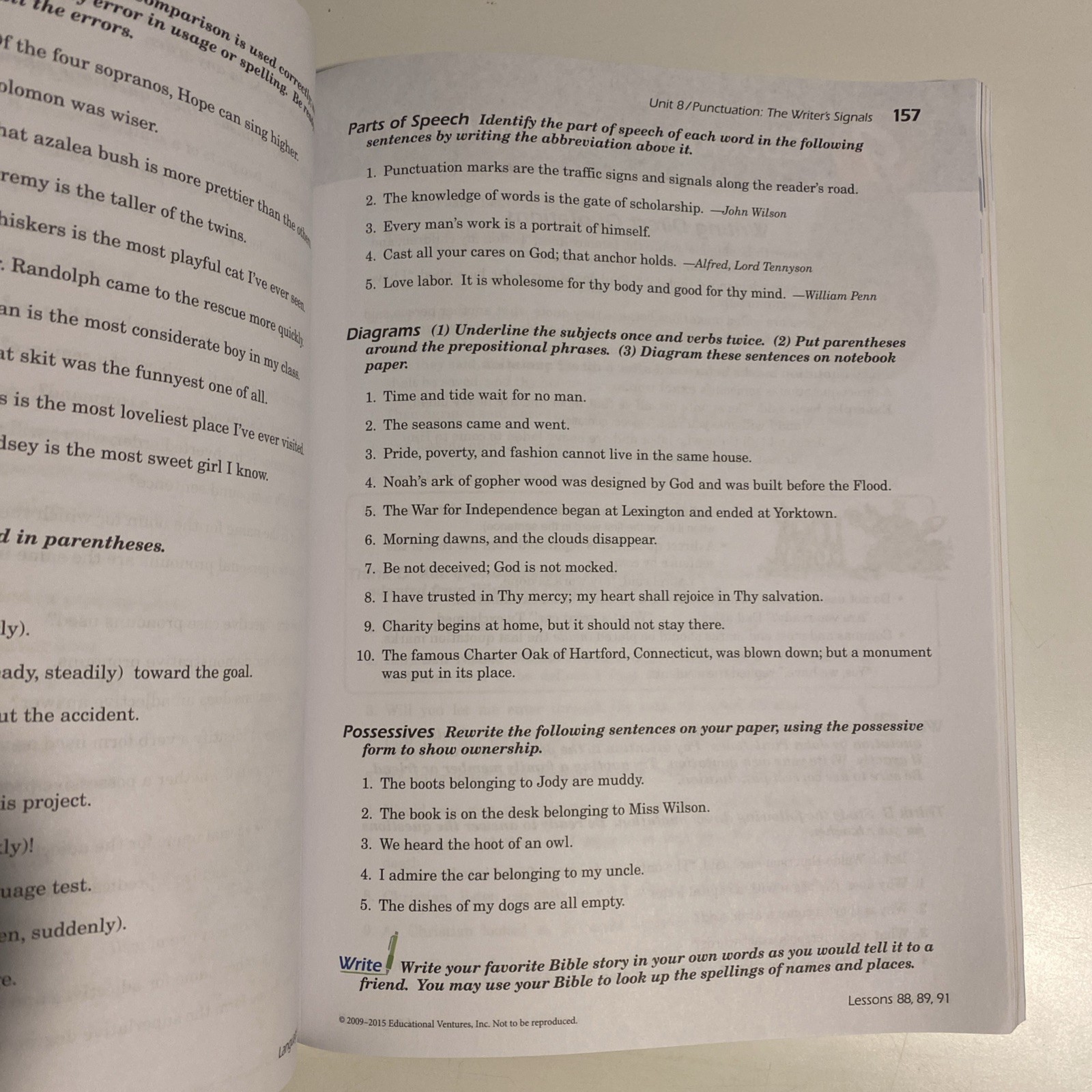 Abeka Language B Student Writing & Grammar Work-text Third Edition