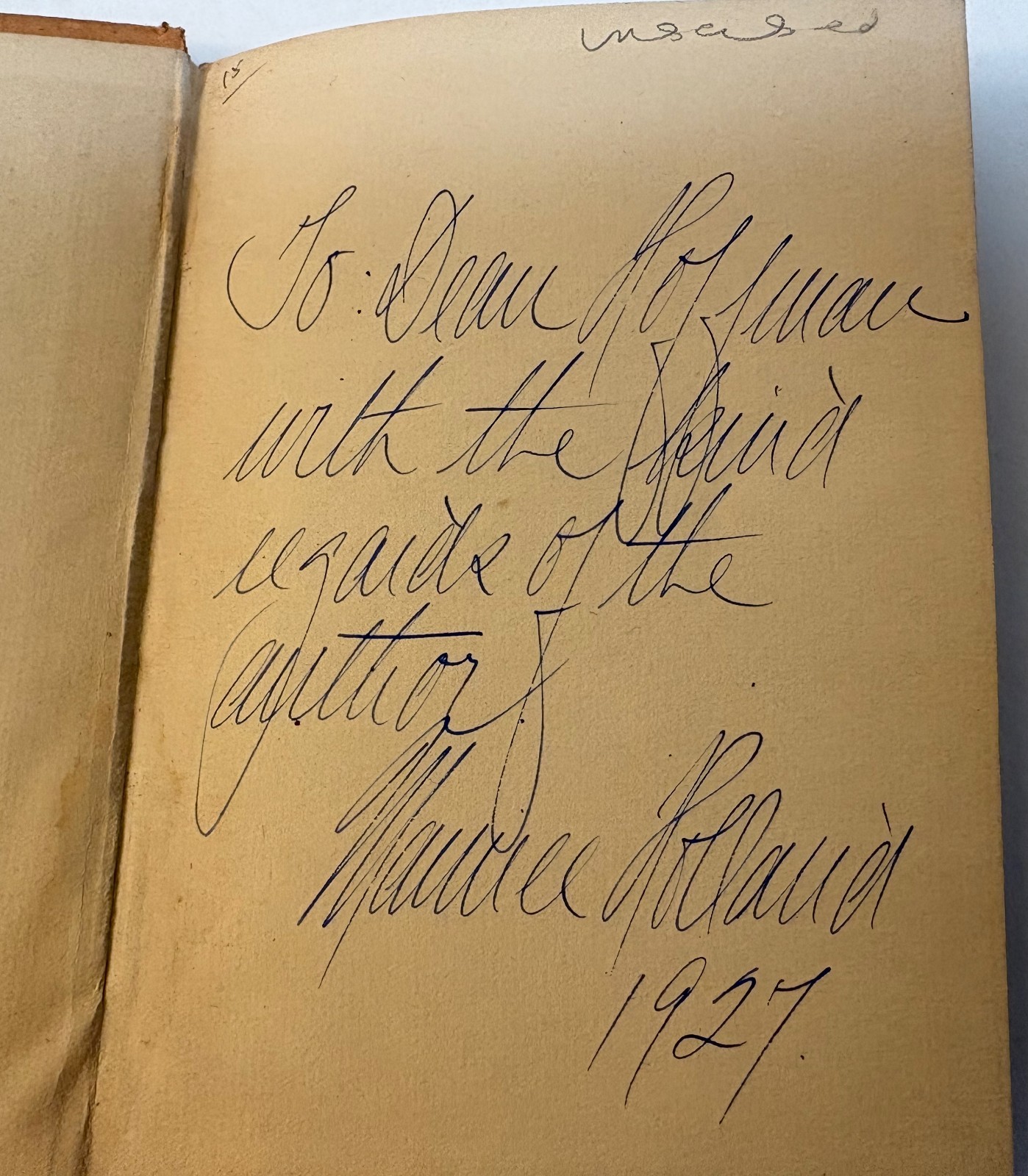 726: Maurice Holland “The Industrial Transition in Japan – INSCRIBED” 1927
