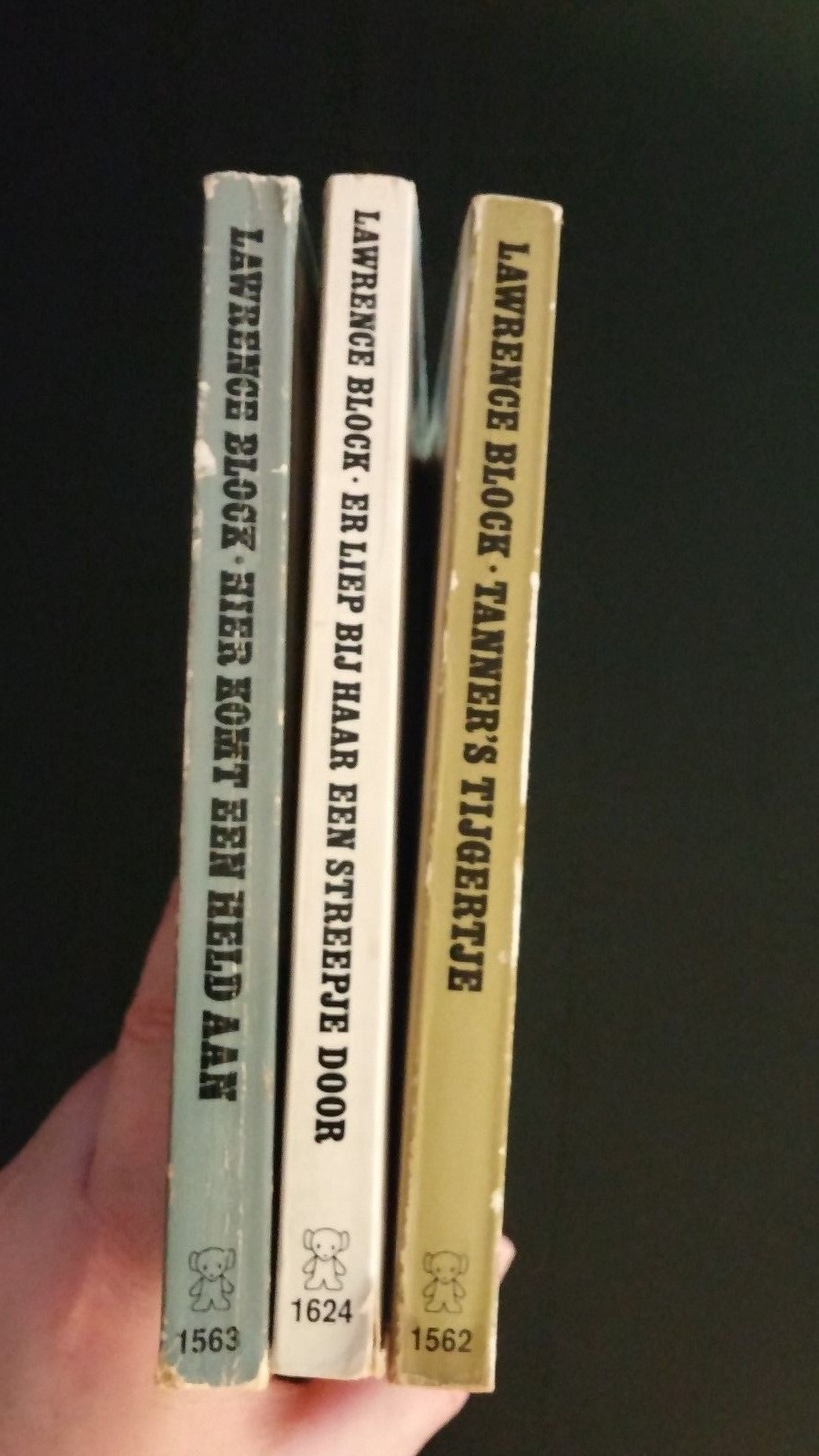 Three Dutch Paperbacks by Lawrence Block SC Dutch Editions
