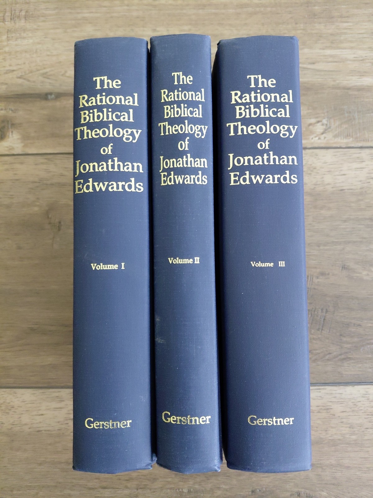 The Rational Biblical Theology of Jonathan Edwards Volume 1, 2 & 3 Gerstner CM3