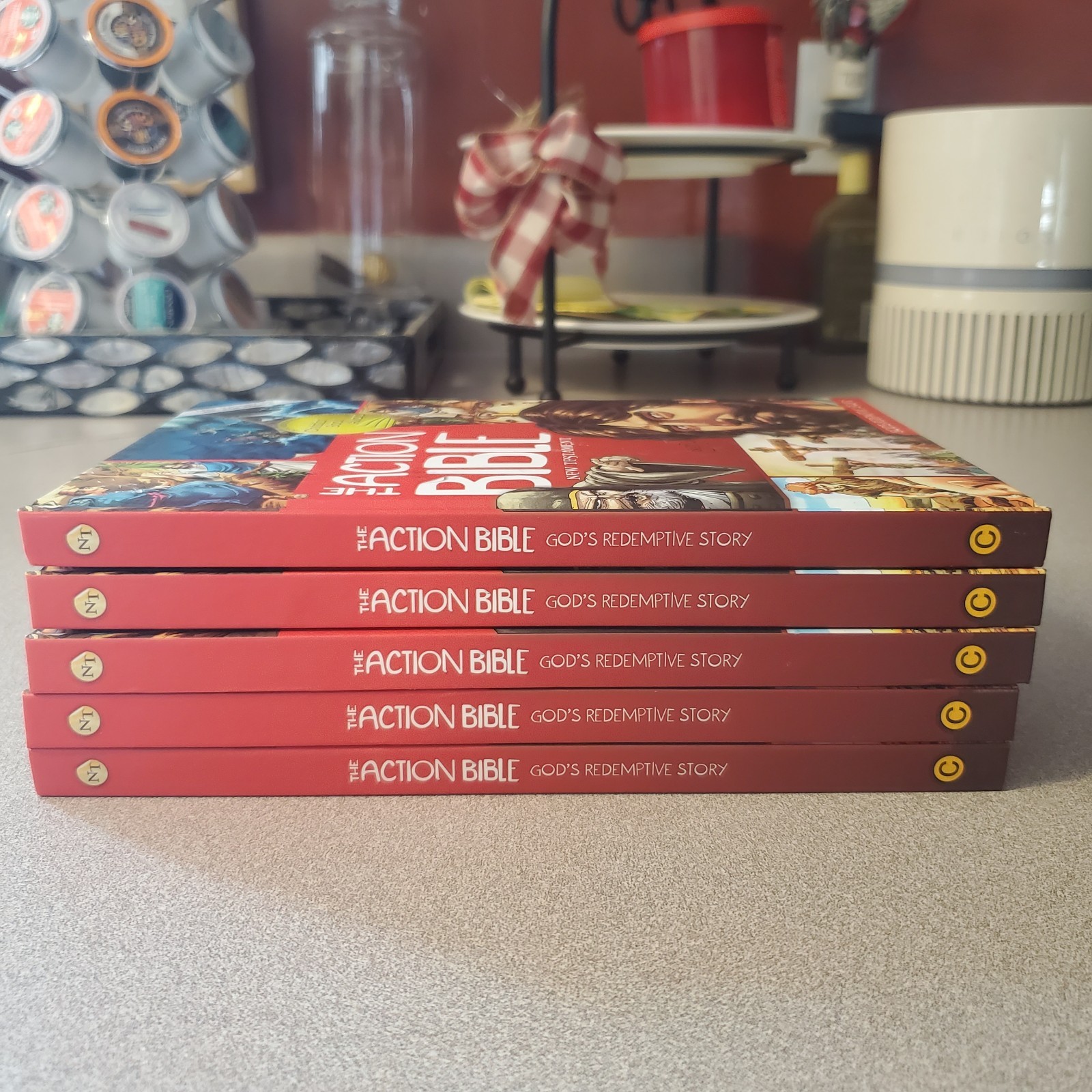 Action Bible New Testament : God’s Redemptive Story by Doug Mauss – 5 copies