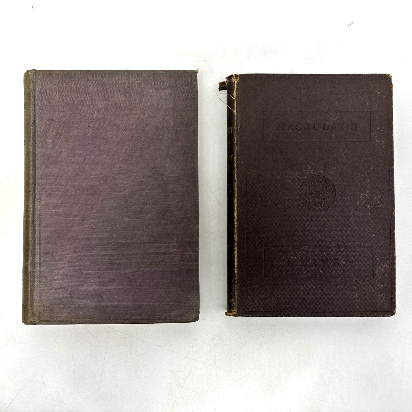 Distressed Old Books for Decoration. 18.5cm shelf space