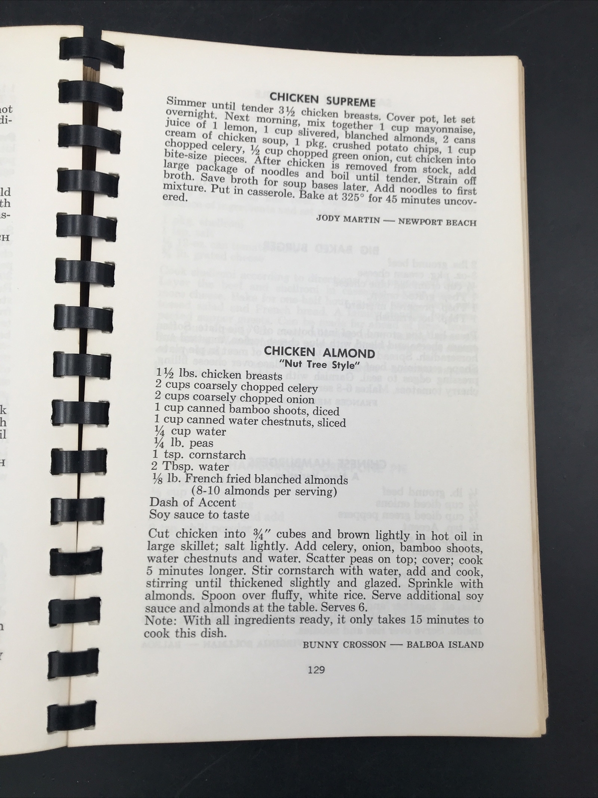 1967 VIVA L’APPETIT Cookbook Costa Mesa CA Recipes South Coast 250 Pages