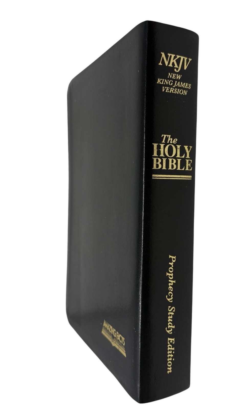 Holy Bible Prophecy Study Edition NKJV New King James Version Black Leather