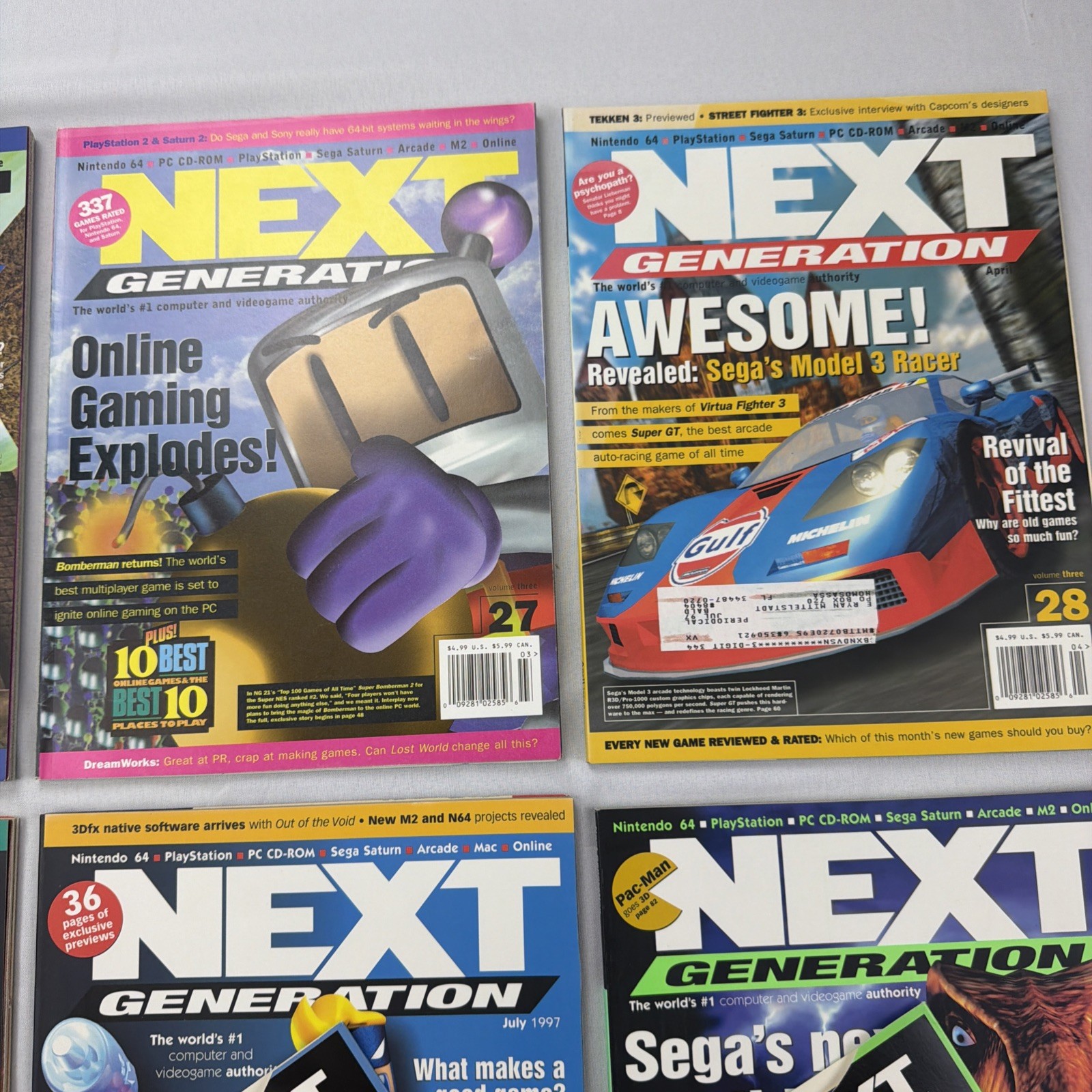 Vintage Next Generation Magazine Lot of 12 Issues 1997, Plus 6 Discs