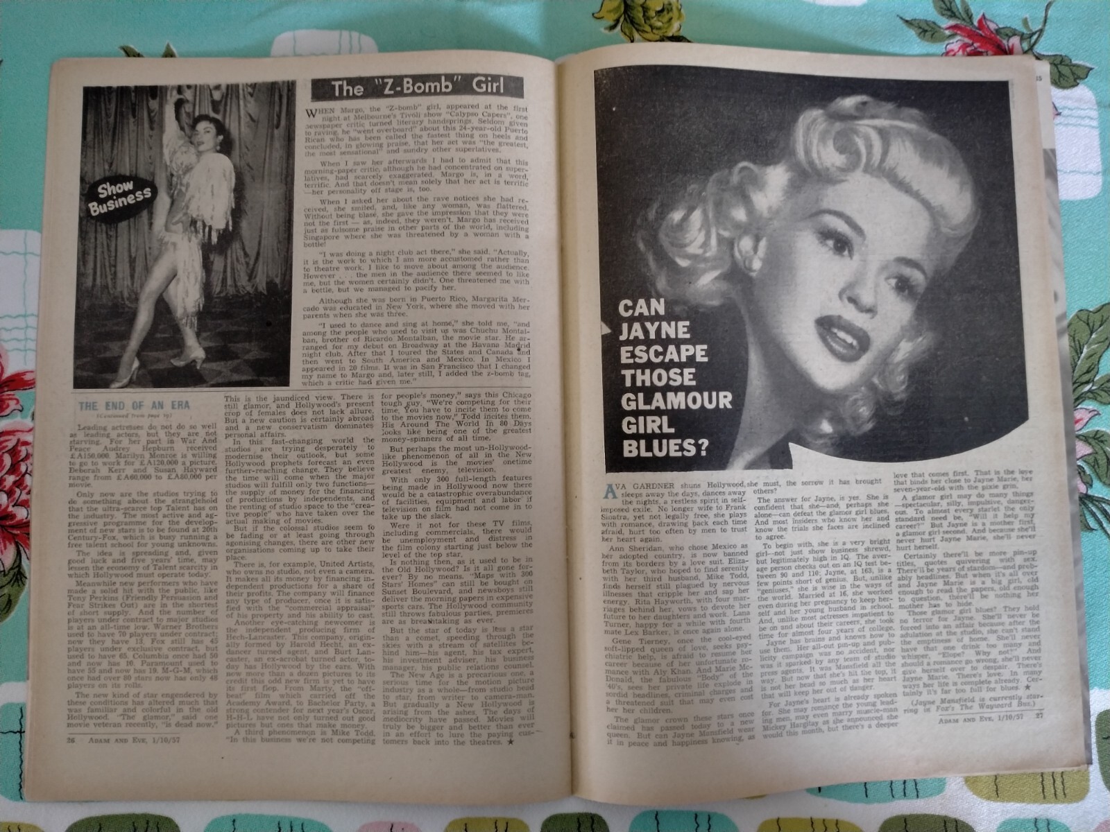 Oz MOVIE LIFE ’57, Marlon Brando, Kim Novak, James MacArthur, Fess Parker
