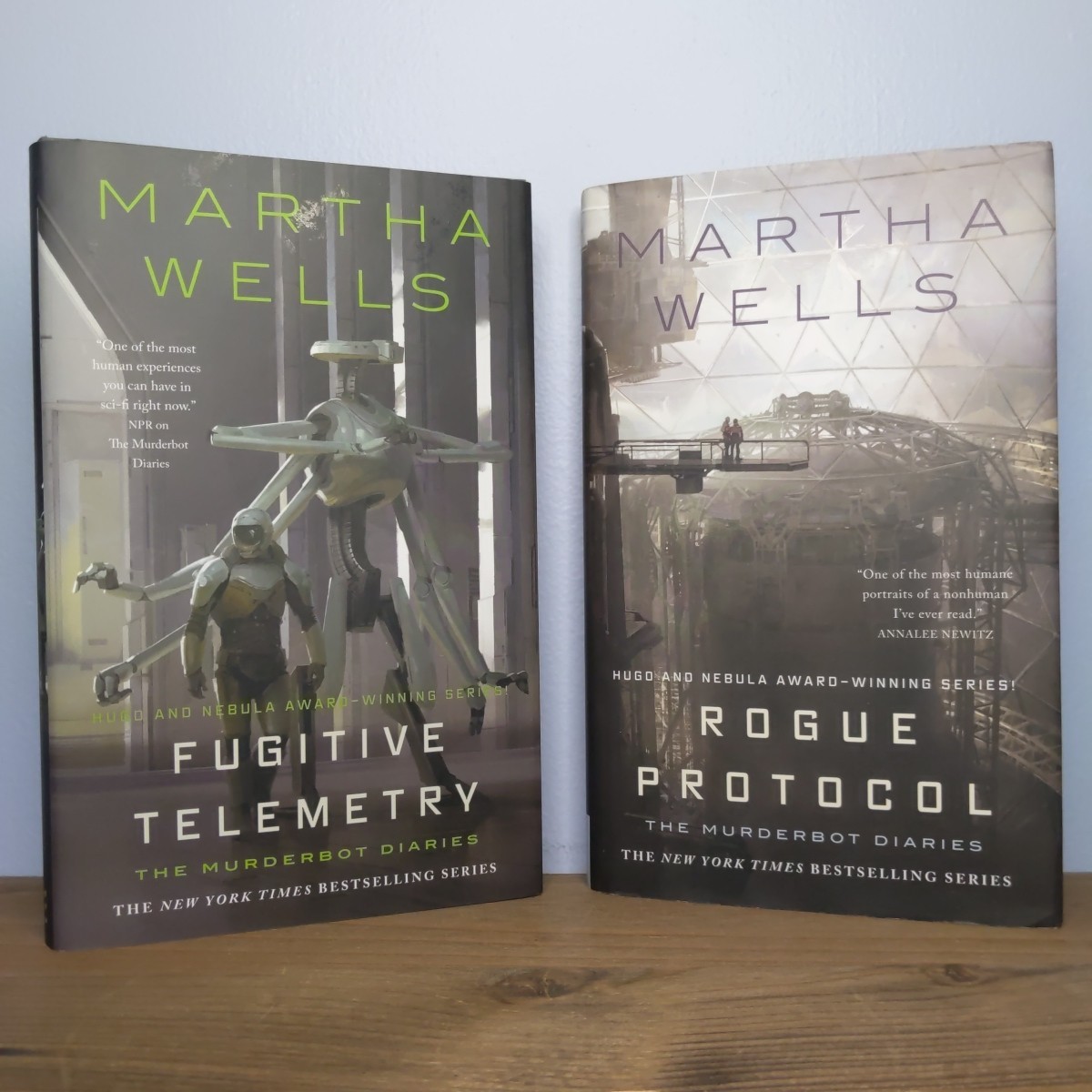 The Murderbot Diaries: Fugitive Telemetry & Rogue Protocol (1st Ed Hardcovers)