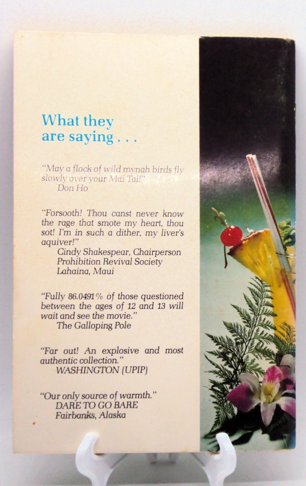 DRINKS OF HAWAII Paul Dick PB BOOK Third Edition Official Handbook 100 Recipes