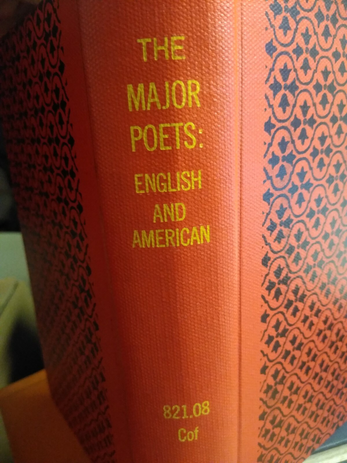 The Major Poets: English and American Coffin 1954 1st edit, collectible, rare