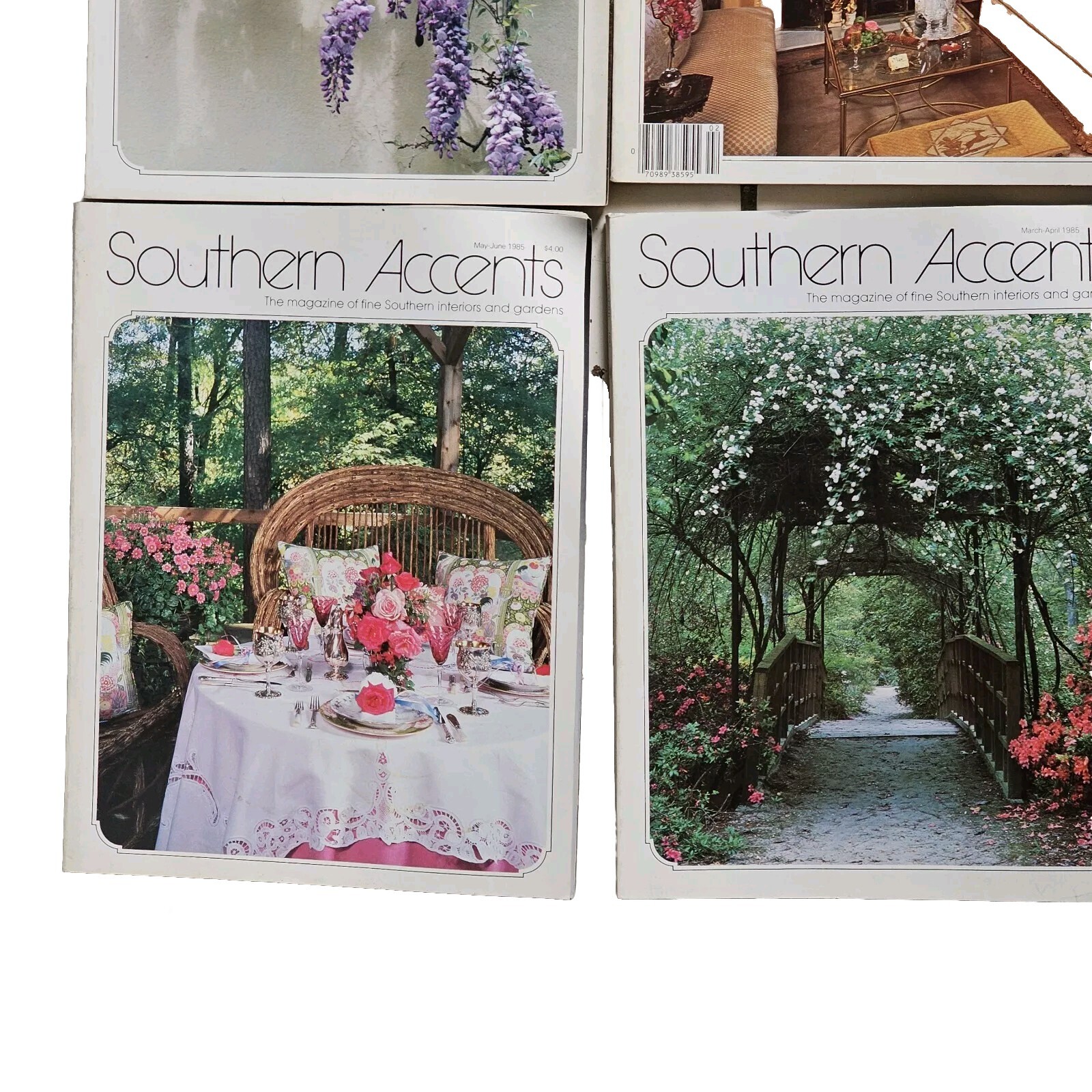 Southern Accents Magazine Lot Of 6 Issues 1984 & 1985 Printings Multi Month