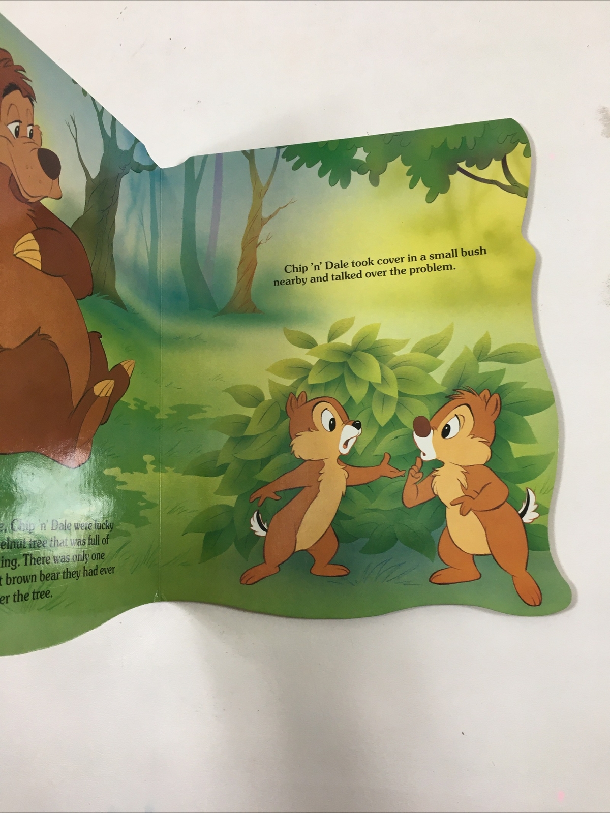 Chip ‘n’ Dale and the Bear – Disney (1989, Hardcover)