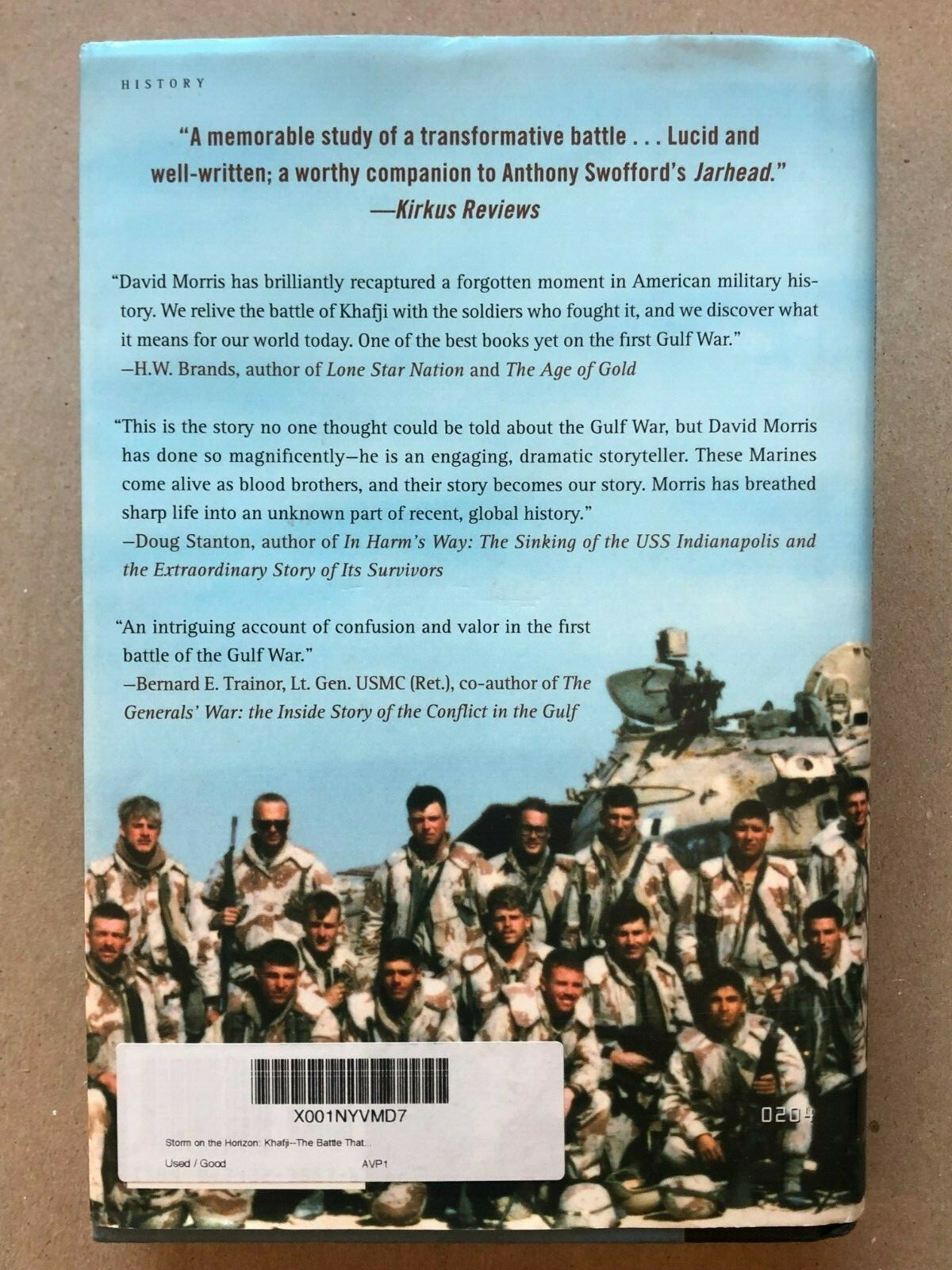Storm on the Horizon: Morris, David J. 2004 Hardcover with Dust Jacket, SIGNED
