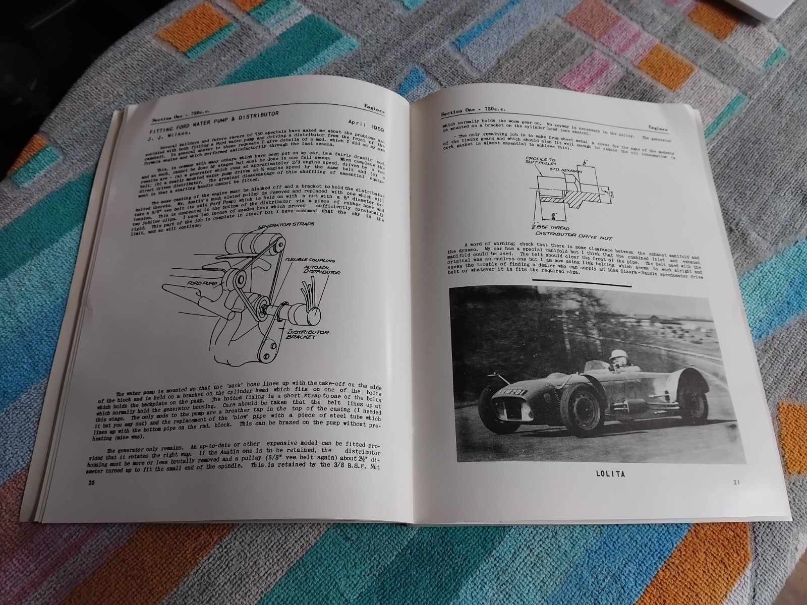 Special Builders Guide 750 Motor Club VGC Trials Race Austin Seven Ford 10 1172