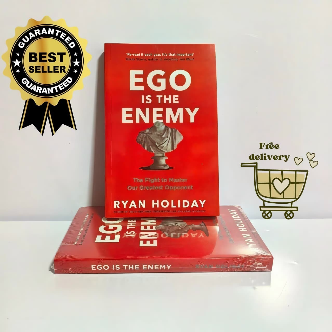 Ego Is the Enemy Book by Ryan Holiday | Motivation Discipline Success Bestseller
