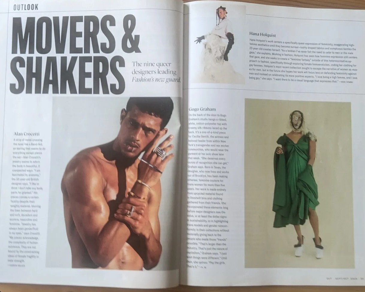 Three 2019-2020 Out Magazines Tina Fey Mike Ruiz Chella Man Janet Mock
