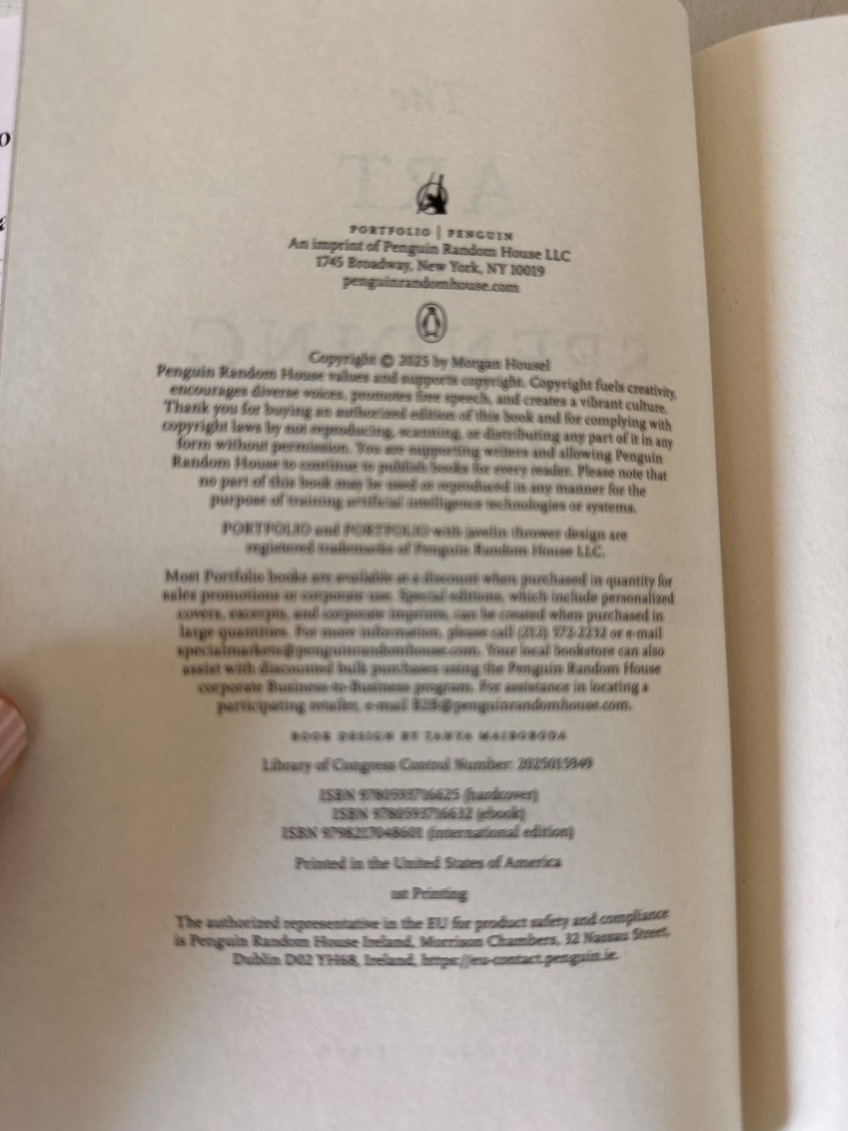 The Art of Spending Money: Simple – Hardcover, by Housel Morgan