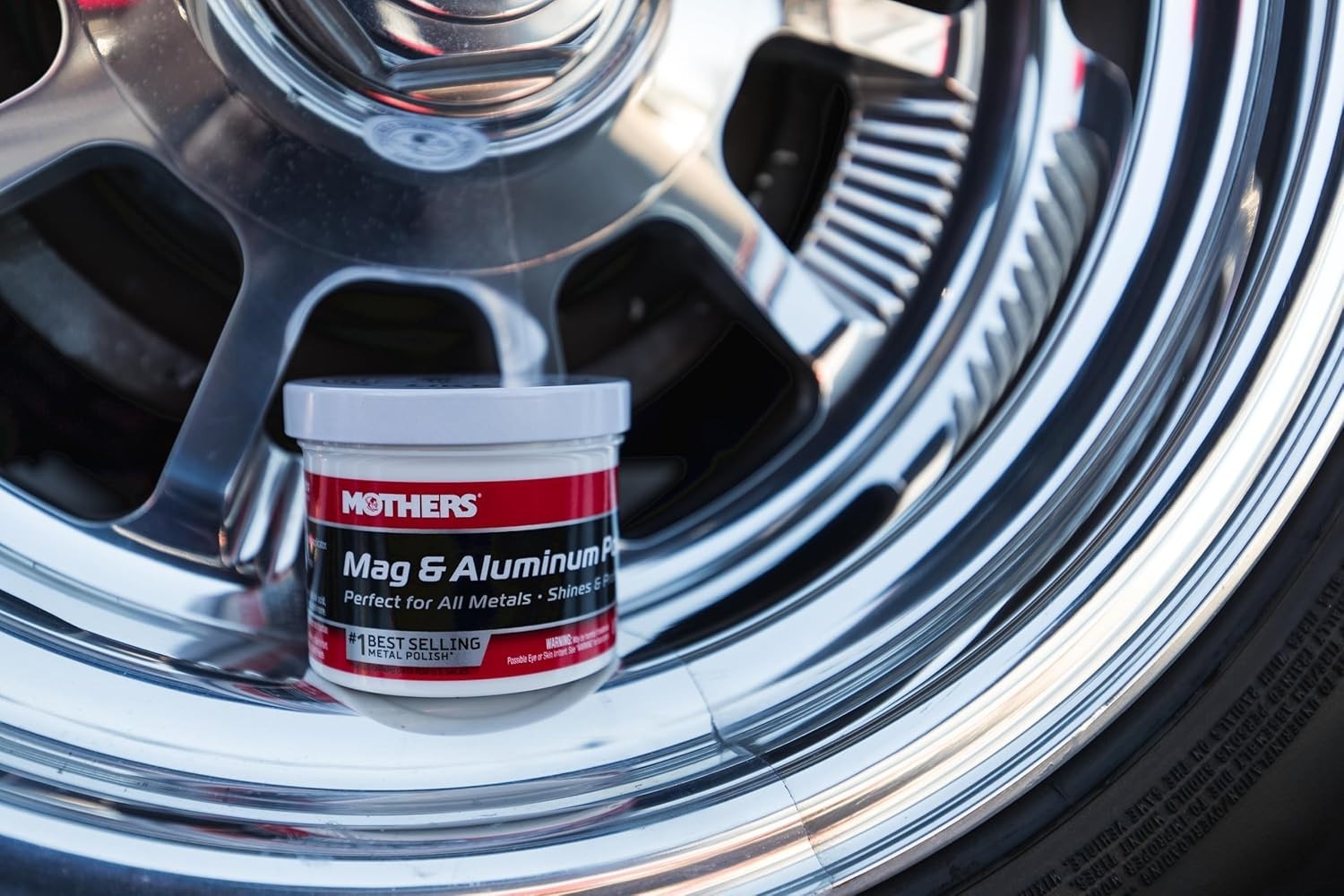 Mag & Aluminum Polish, 5 oz. — Brilliant Shine, Easy to Use, For All Uncoated…