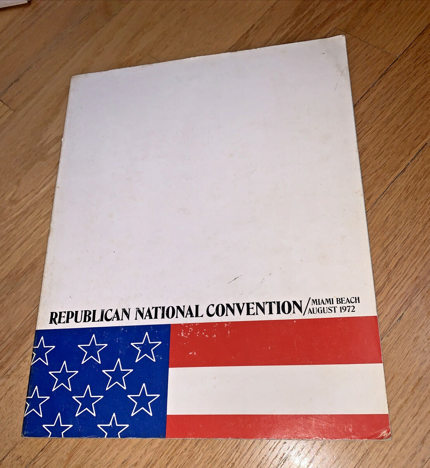 1972 REPUBLICAN NATIONAL CONVENTION, Miami Beach OFFICIAL PROGRAM 288 pages