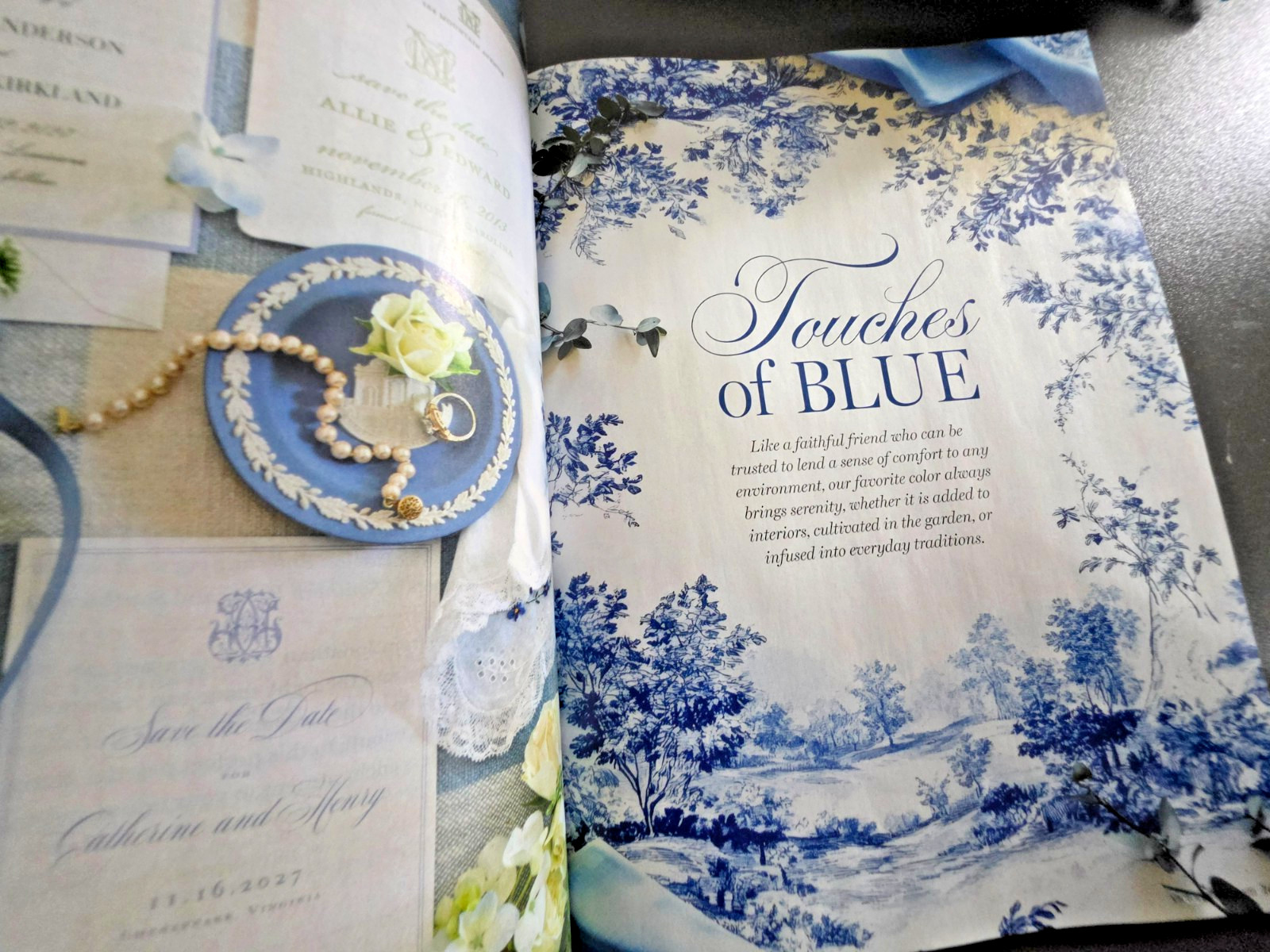 Victoria Classics Blissful Blue & White Magazine – Special Limited Spring Issue