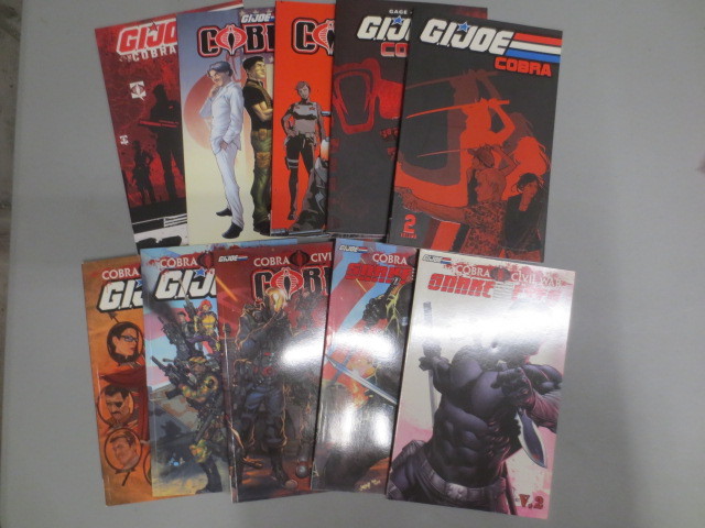 Lot of 10 G.I. Joe / Cobra Paperback