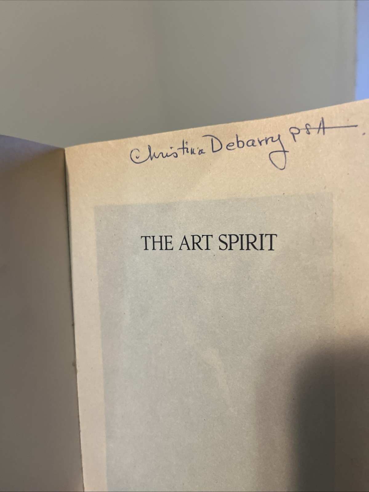 The Art Spirit Robert Henri Janet Le Clair Art Instruction Book