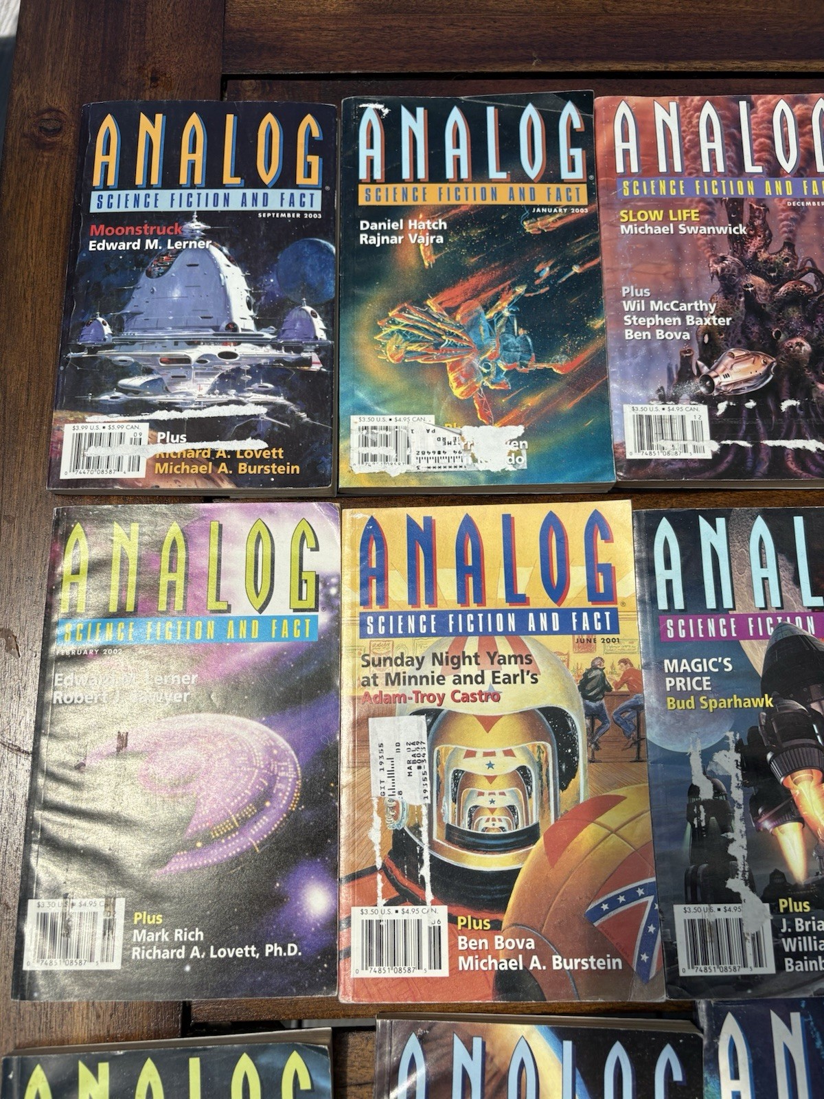 Vintage Analog Science Fiction And Fact Magazines Lot Of 13 1997 & 2000s