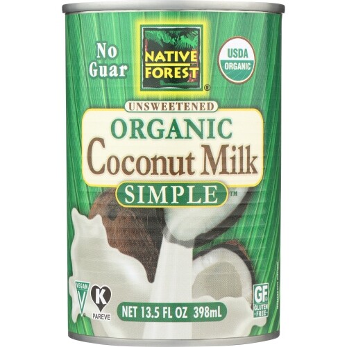 Organic Unsweetened Coconut Milk Simple 13.5 Oz(Case Of 12) By Native Forest