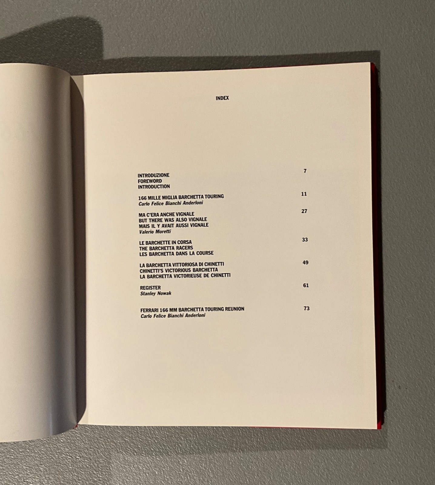 Ferrari 166 MM Barchetta by Bianchi Anderloni & Moretti | 1991 | Hardcover