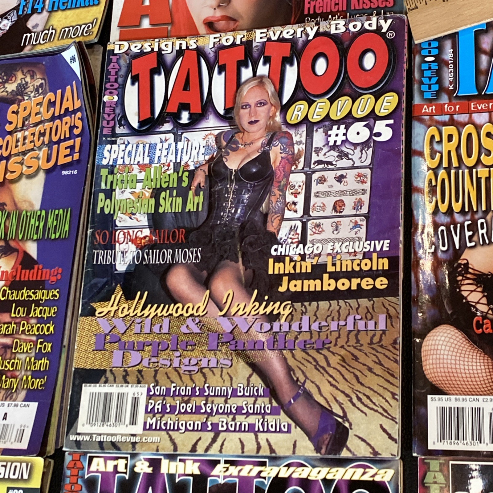 Lot of 17 Issue Vintage Tattoo Revue Magazine Late 1990s 2000s Ink Design Ideas