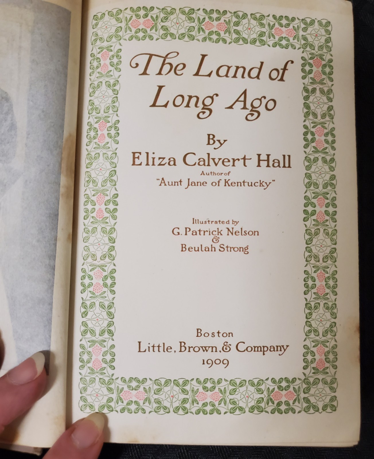 3 Antique Books, Land Of Long Ago, I.C S. Reference Library, Burned Bridges