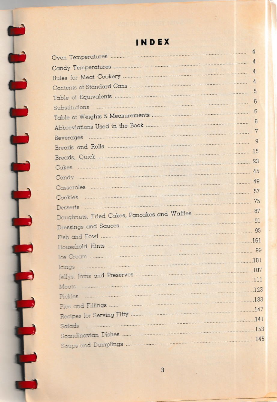 CALVARY LUTHERAN CHURCH Rapid River MI 1948 COOKBOOK Favorite Recipes 166 pages