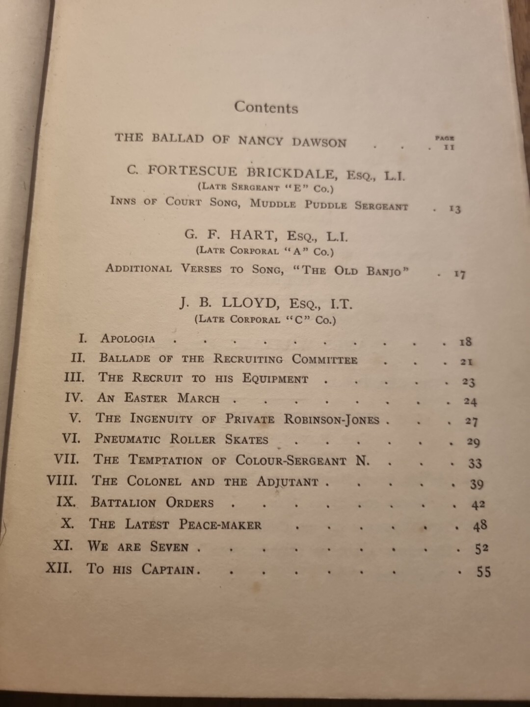 Wason – Some Volunteer Verse – Hardback 1905
