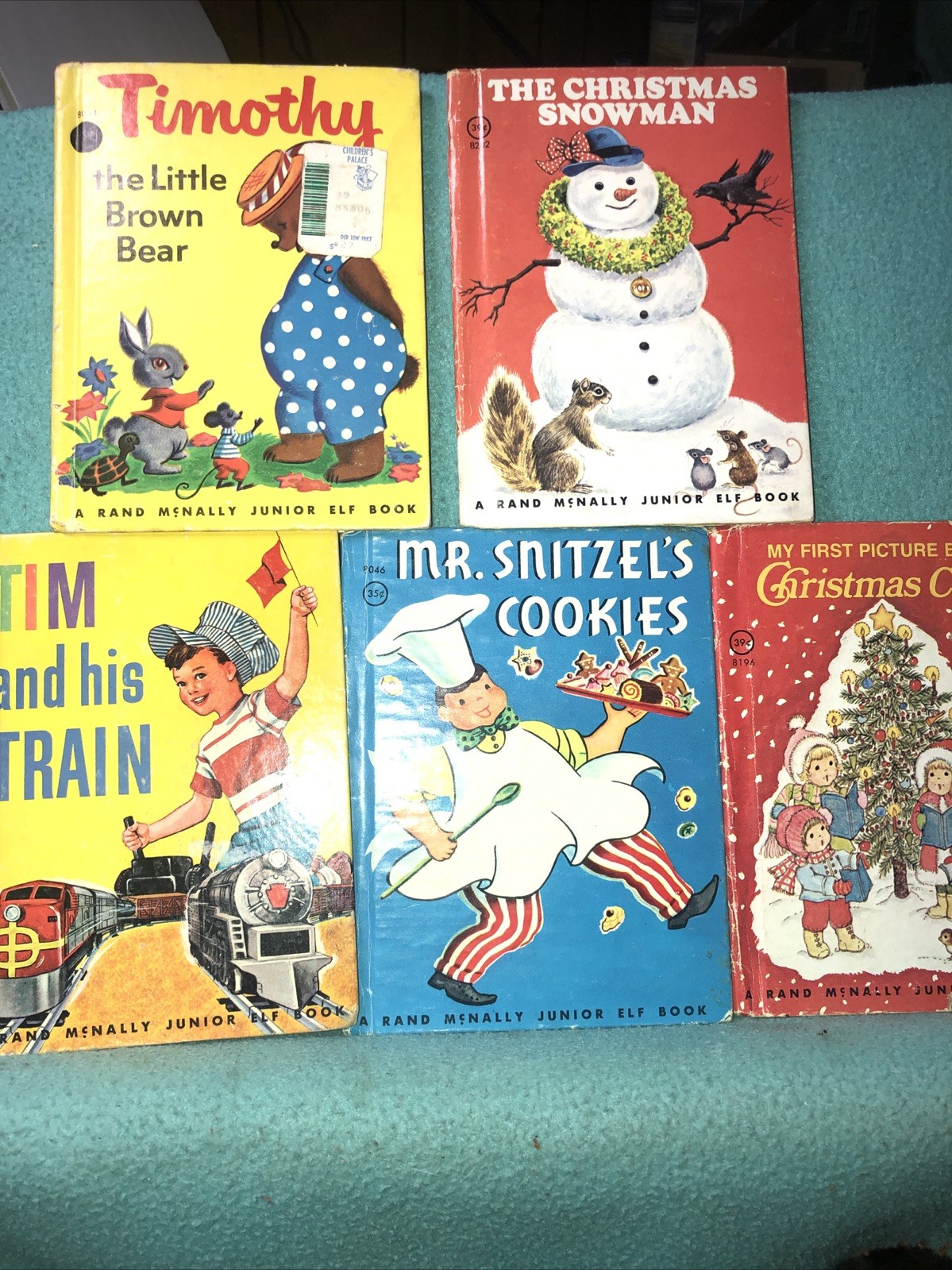 1970’s Rand McNally Junior Elf Books ” lot v “