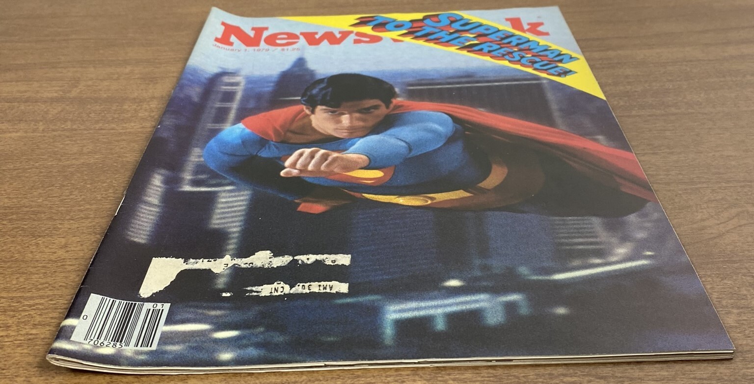 Newsweek Magazine Jan 1, 1979 – Superman to the Rescue! Christopher Reeve Cover