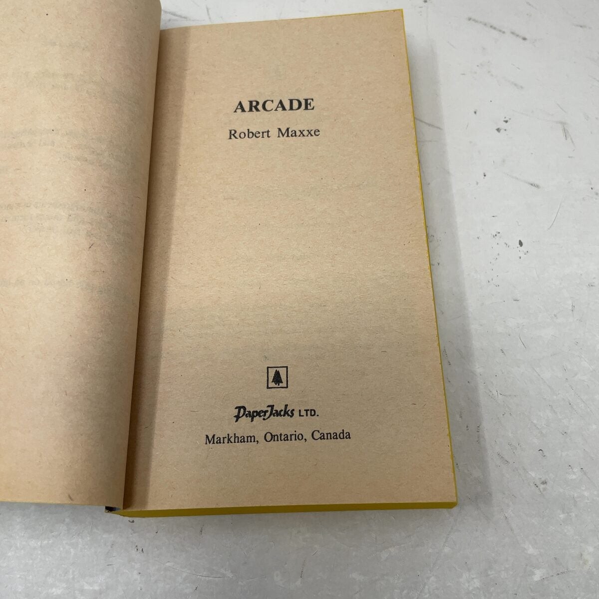 Arcade by n/a PB First Thus Like New 1985
