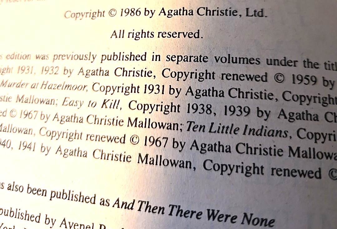 Agatha Christie Five Complete Novels HC 1986 Hercule Poirot