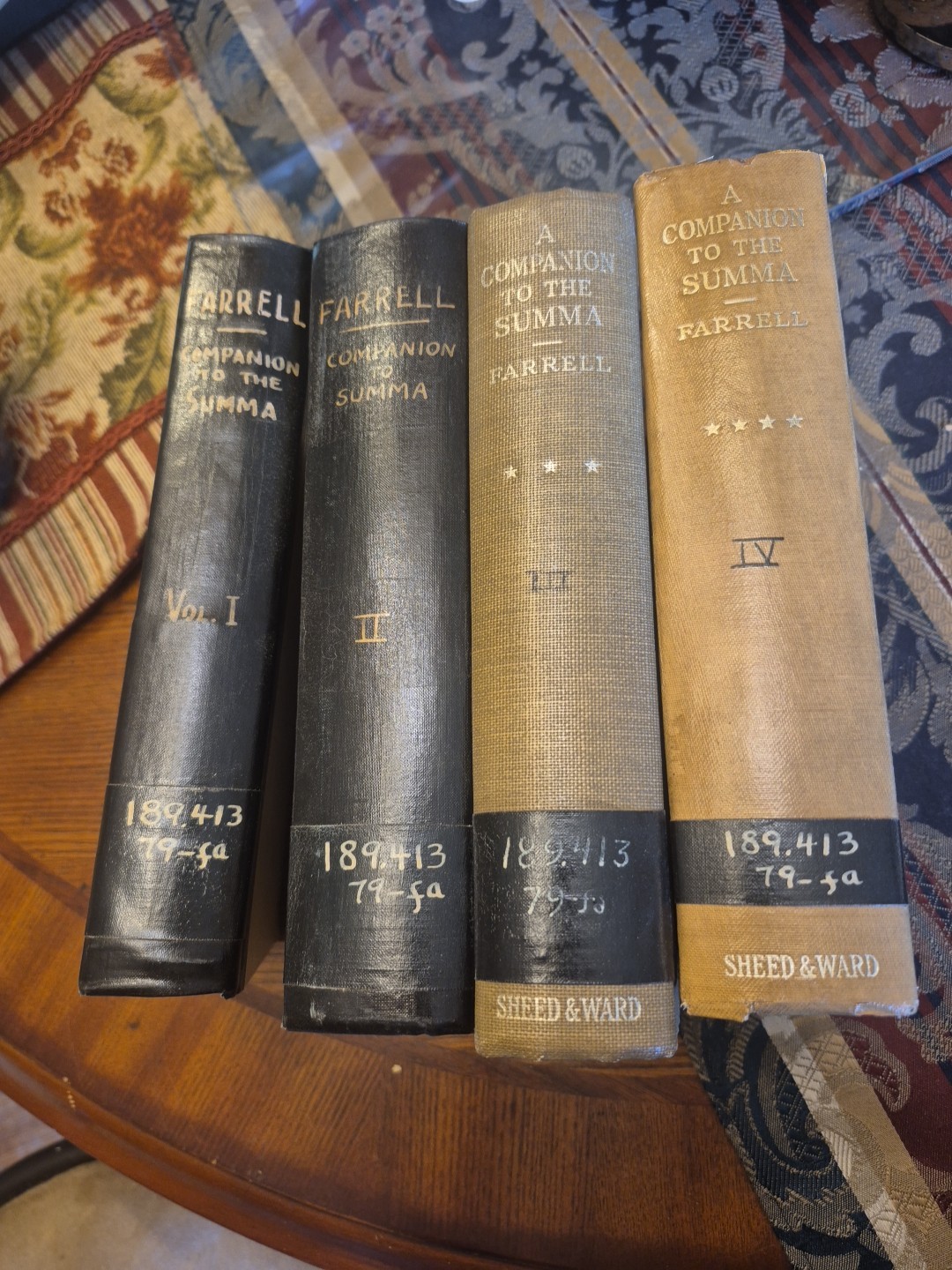 A COMPANION TO THE SUMMA – 4 VOLUME SET – Farrell 1941-1942