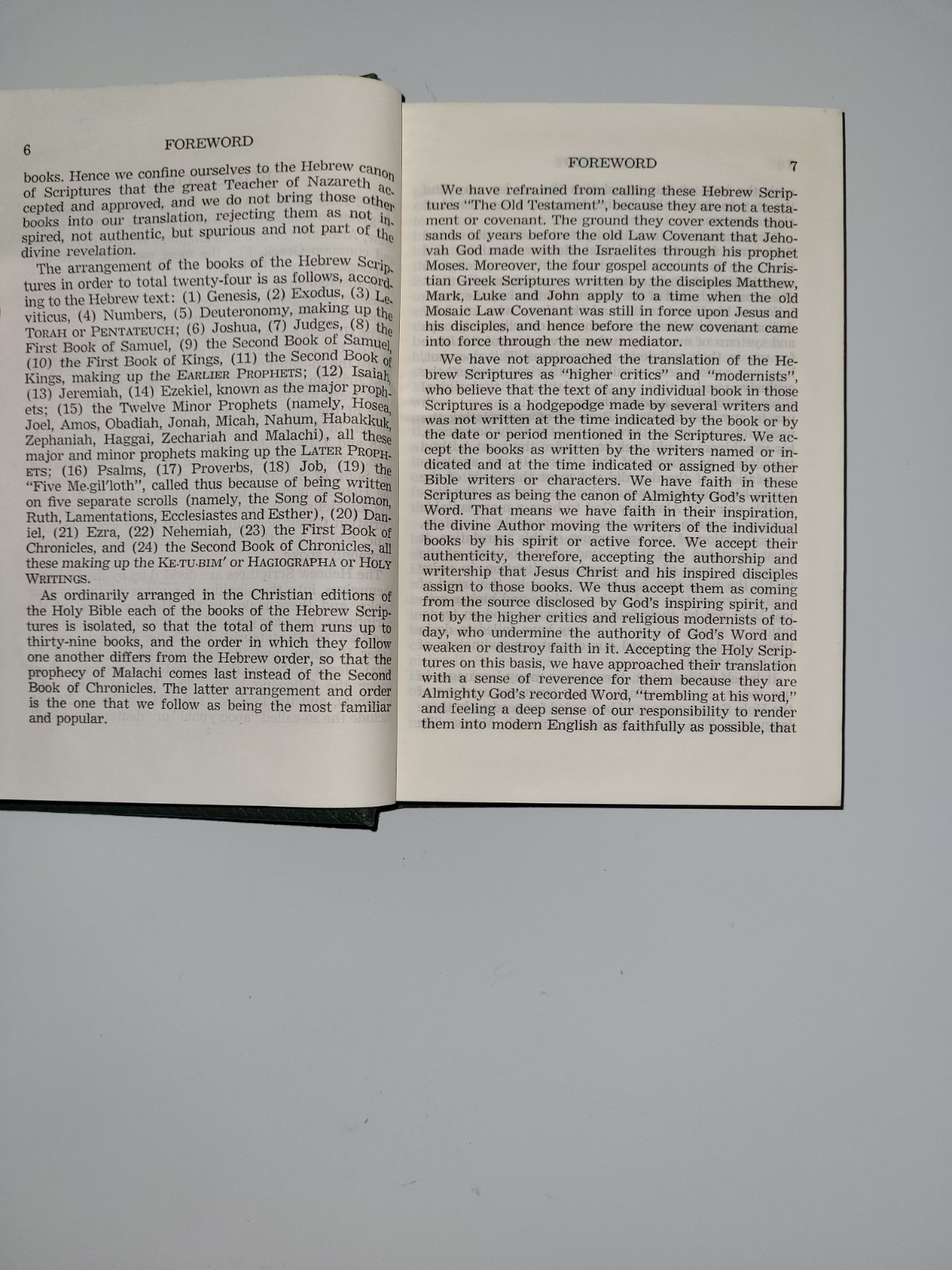 New World Translation of the HEBREW SCRIPTURES 1953 1st Edition Yankee Stadium