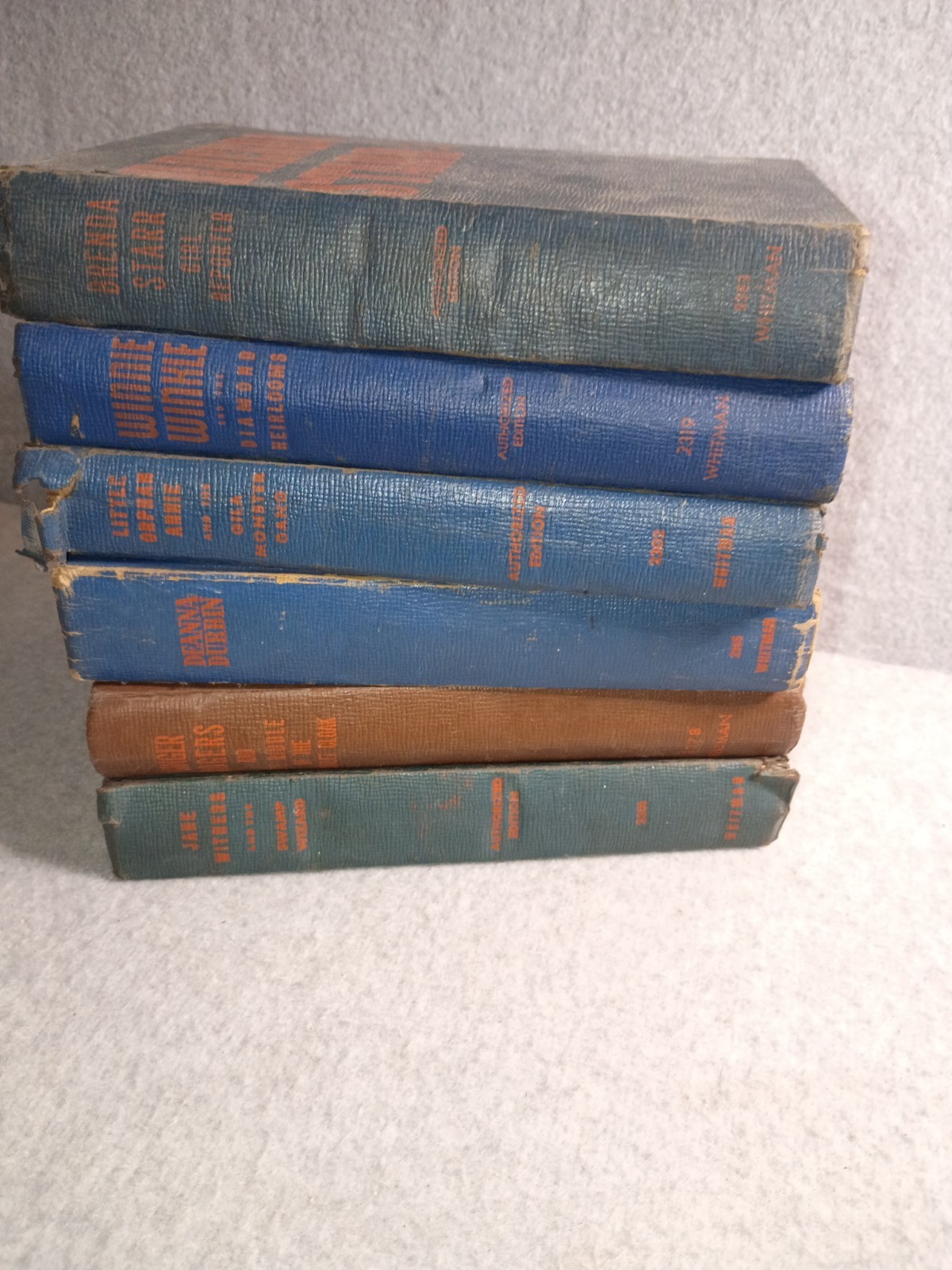 The Whitman Publishing Co. Books Set of 6, 1940s