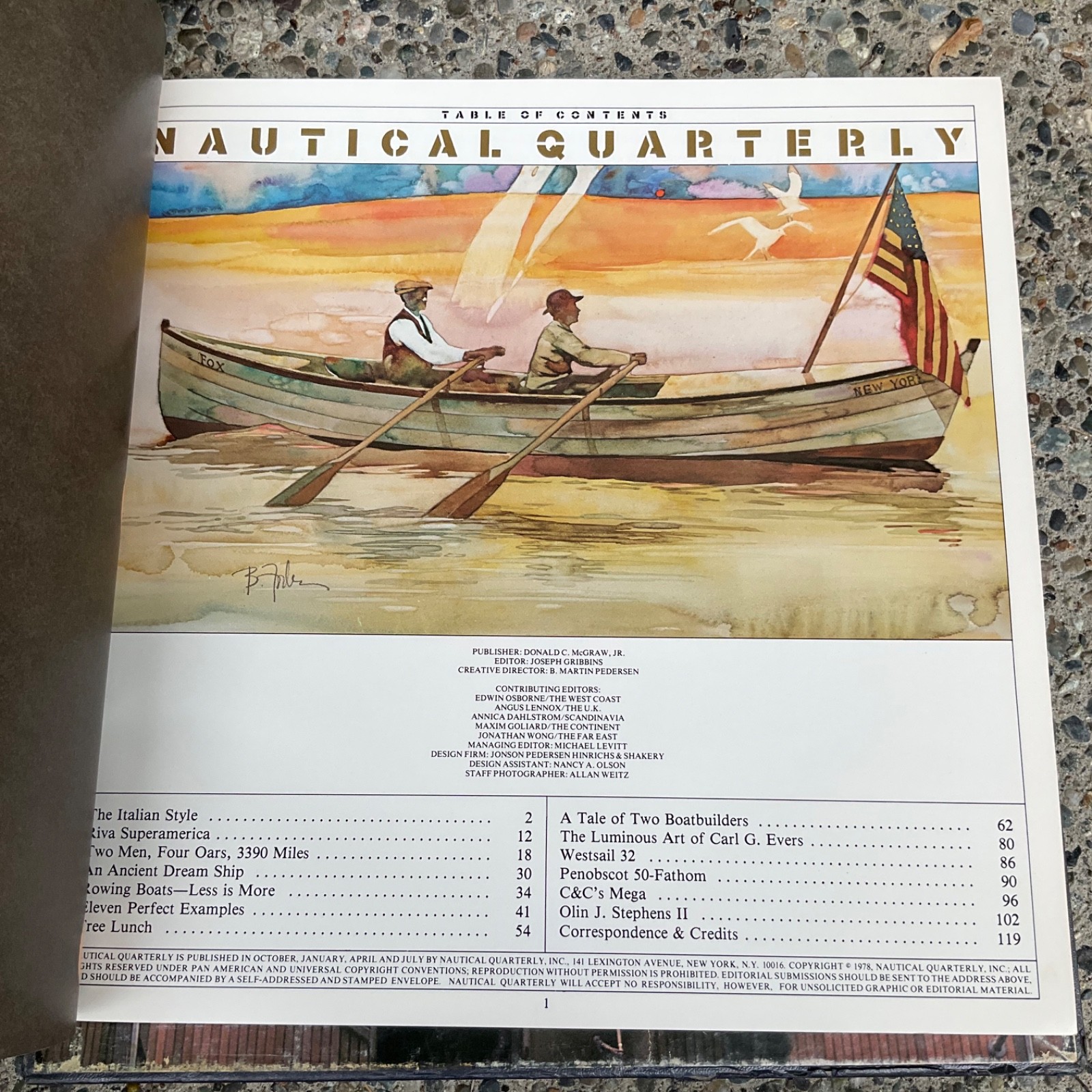 Vintage Rare 1977 1978 Nautical Quarterly w Slipcases Issues 1 2 3 4 Premier
