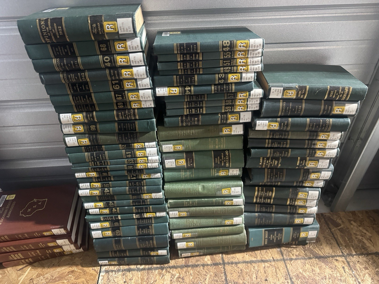 PRICE NEGOTIABLE! Wisconsin Law Book Library