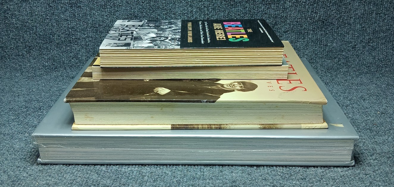 Beatles Book Lot of 4 Anthology Unseen Archives Ticket to Ride Are Here