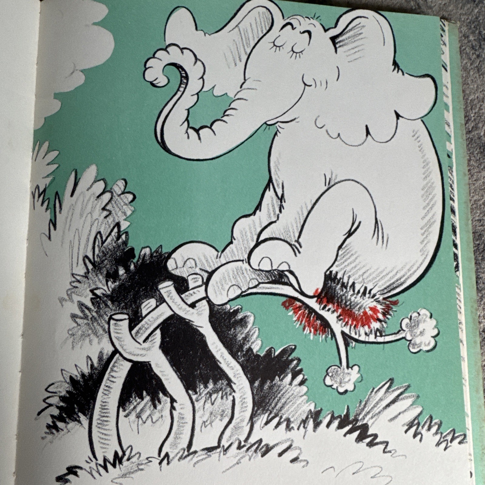 Vintage 1940 Horton Hatches The Egg Dr Seuss HC w/ Original Dust Jacket