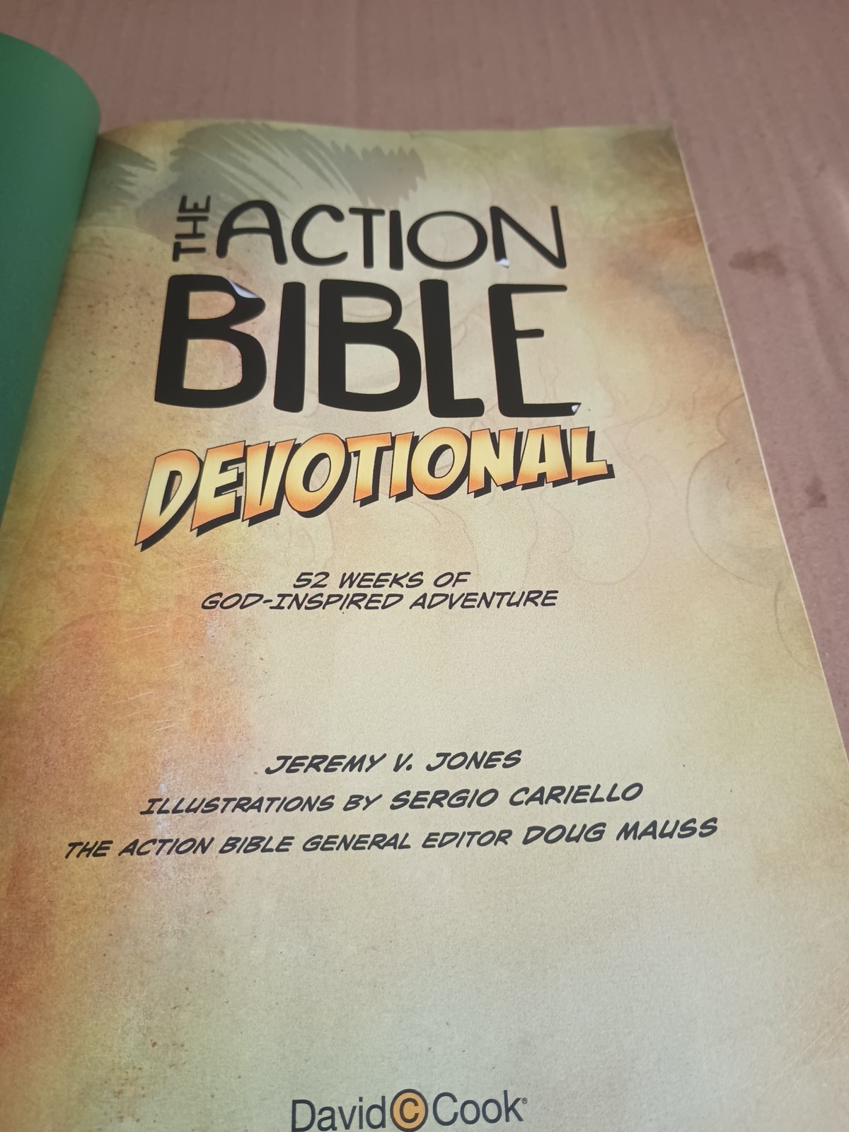 Lot Of 3 Children Books .The Action : Bible ,Devotional & Coloring Book.