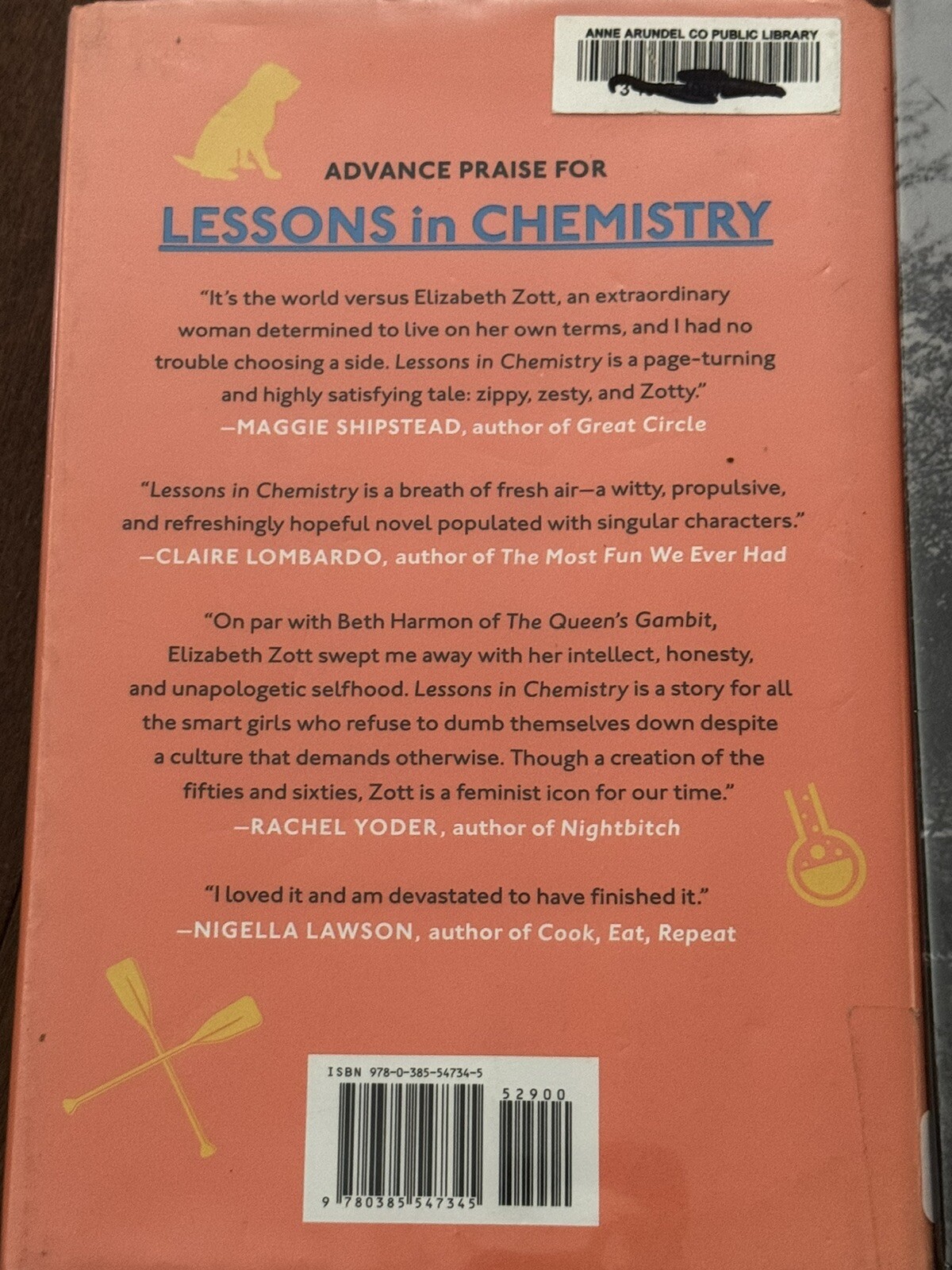 Lessons in Chemistry A Novel Bonnie Garmus 10x Book Lot Musical Theater LA Candy