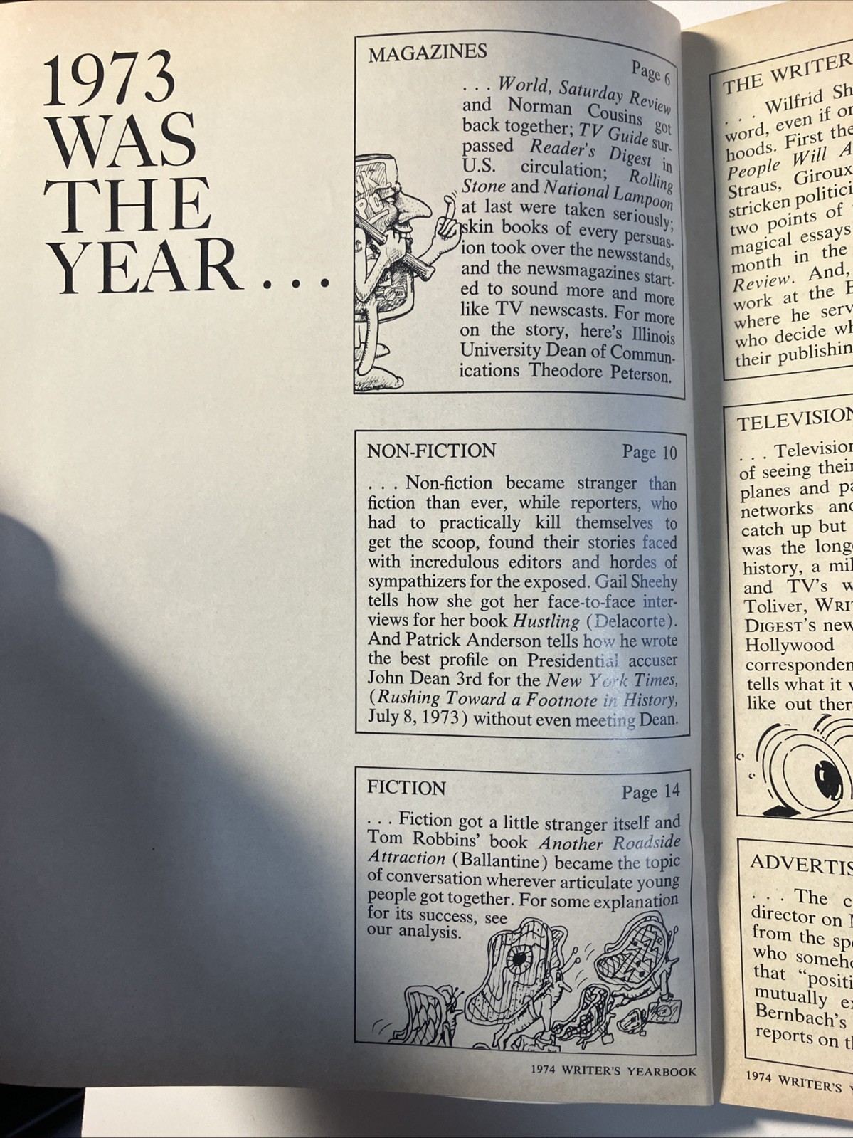 The Writer’s Yearbook 1974 144 Pages The Top 500 Markets