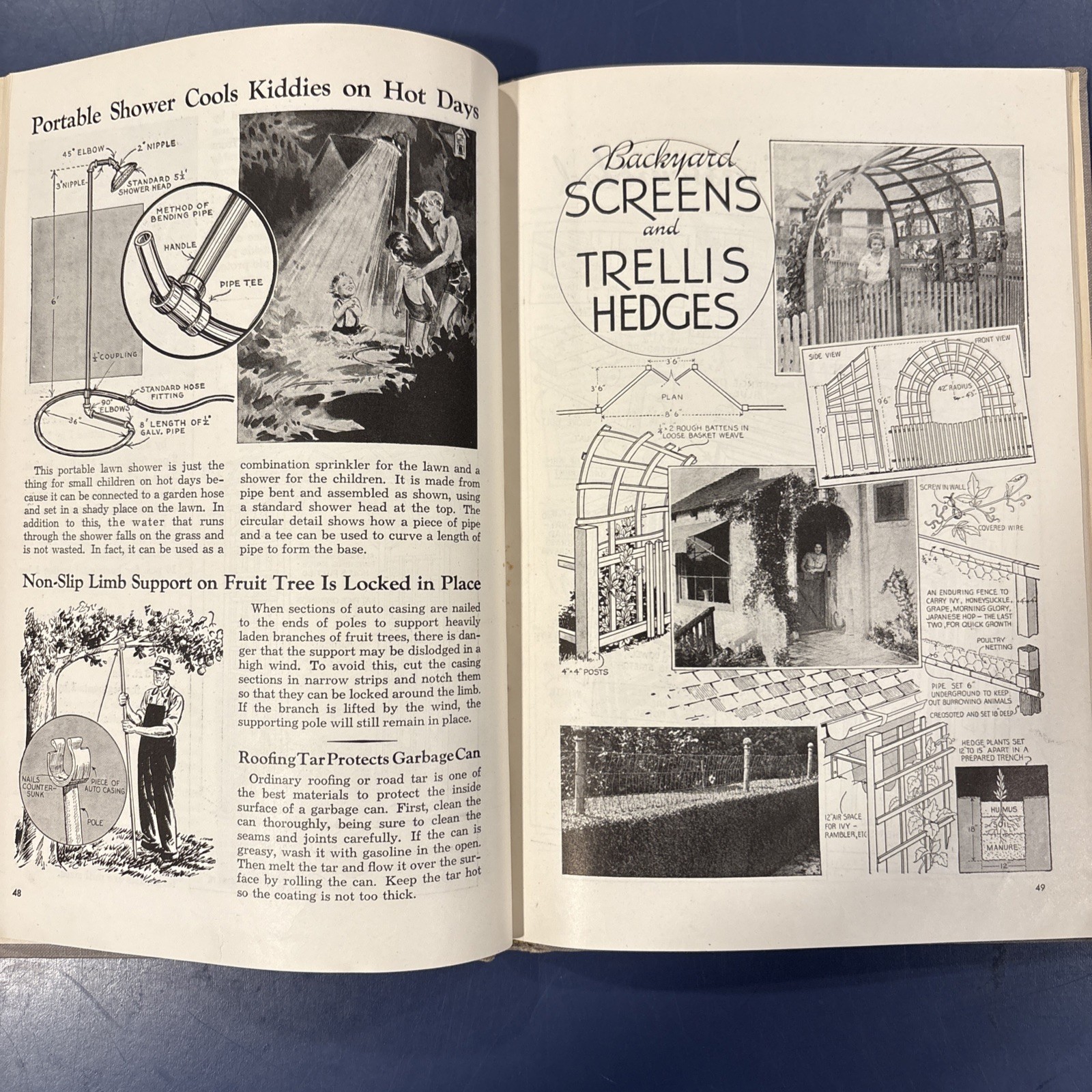 1942 Popular Mechanics Press Garden Book, HC, Chicago