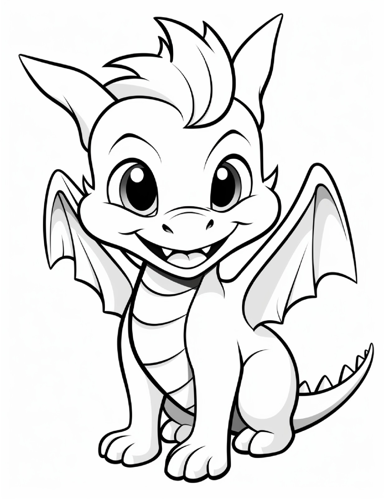 Baby Dragons Coloringbook geat fun for everone and all ages